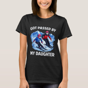 Camiseta Levado Ped Por Minha Filha Divertido Esquiando _27