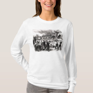 Camiseta Levando fora o ferido após o Antietam
