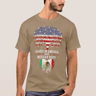 Camiseta Levantada na América com Raízes Mexicanas