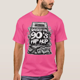 Camiseta Levantado No Aniversário De Hip Hop 90S Cassette T
