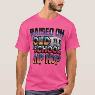 Camiseta Levantado No Grafite De Cassete Hip Hop Da Escola 