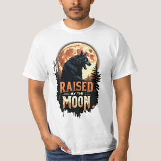 Camiseta Levantado pelo Dia do Horror do Lobisomem da Lua