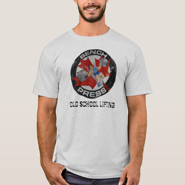 CAMISETA LEVANTAMENTO DA VELHA ESCOLA (Frente)