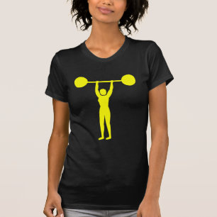 Camiseta Levantamento de peso 02 - amarelo