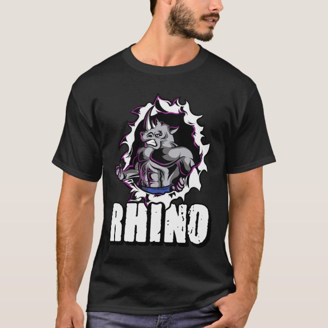 Camiseta Levantamento de Peso da Malhação Rhino legal (Frente)