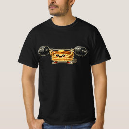 Camiseta Levantamento de Peso de Panqueca Kawaii Academia d