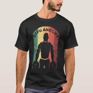 Camiseta Levantamento De Peso Dizendo Para Um Pesadelo Ador