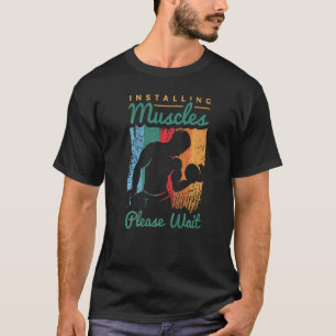 Camiseta Levantamento De Peso Dizendo Para Um Pesadelo Ador