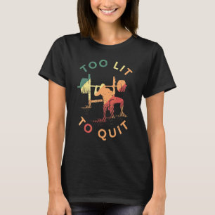 Camiseta Levantamento De Peso Dizendo Para Um Pesadelo Ador