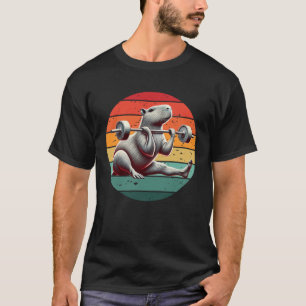 Camiseta Levantamento de peso retrô, fitness engraçado, aca