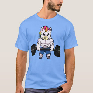 Camiseta Levantamento de peso Unicorn Engraçado Malhação G