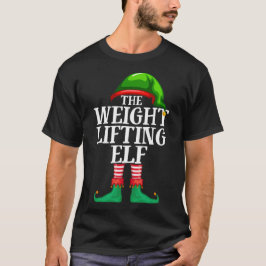 Camiseta Levantamento do Elf Correspondendo ao Natal Pajama