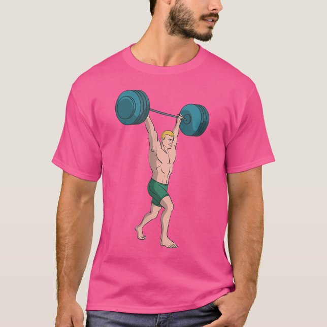 Camiseta Levantamento do Peso da Barbell (Frente)