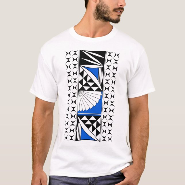 Camiseta Levantamento nativo do sudoeste em azul (Frente)