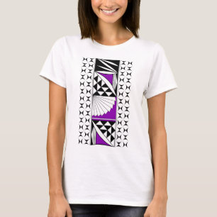 Camiseta Levantamento Nativo Sudoeste em Púrpura