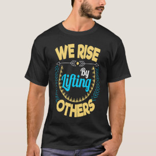 Camiseta Levantamo-nos levantando outros motivações e inspi