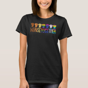 Camiseta Levantamos Juntos Lgbt Q Orgulho Justiça Social Ig