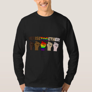 Camiseta Levantamos Juntos Lgbt Q Orgulho Justiça Social Ig