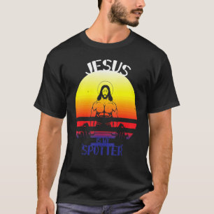 Camiseta Levantando O Peso Que Jesus É O Meu Ataque De Giro