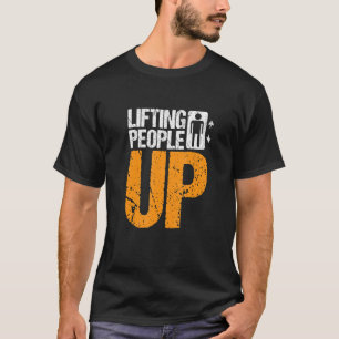 Camiseta Levantando o técnico do elevador do Pessoas