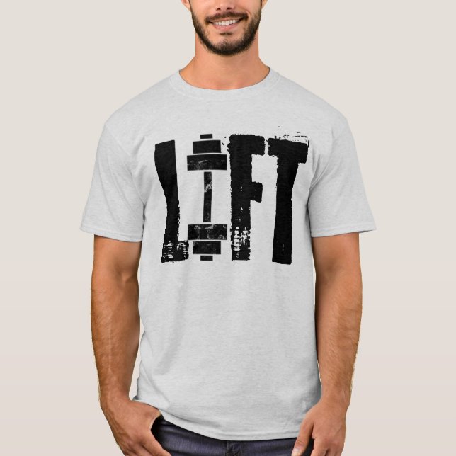CAMISETA LEVANTAR ACADEMIA (Frente)