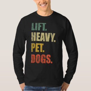 Camiseta Levantar Cães Pesados De Animais De Companhia Peso