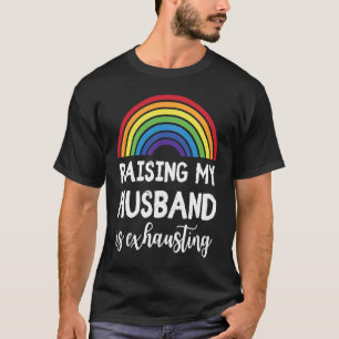 Camiseta Levantar O Meu Marido Está Escavando Casamento LGB