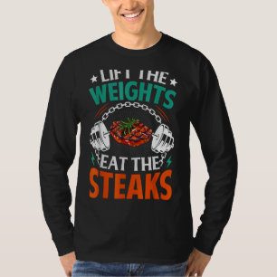 Camiseta Levantar Peso Comer Pias Carne Comer Carnívoro Lif