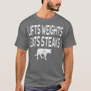 Camiseta Levantar Pesos Come Proteína De Bife Bencheteiro
