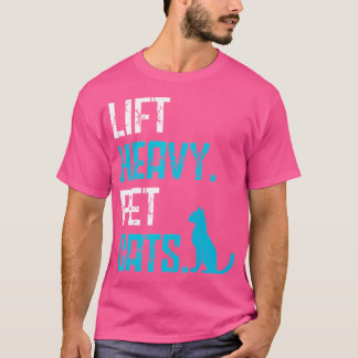 Camiseta Levante A Malhação Dos Gatos De Pet Pesados Com Pe