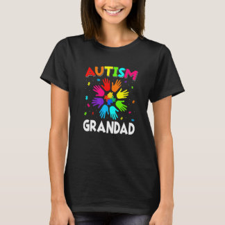 Camiseta Levante a Mão Avô de Apoio à Família Conscientizaç