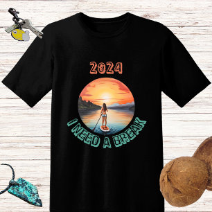 Camiseta Levante a prancha no paraíso