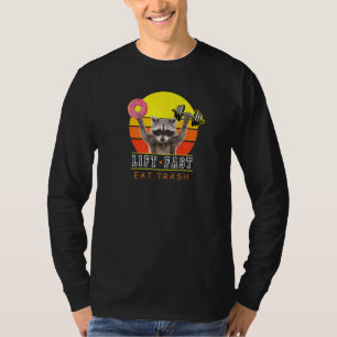 Camiseta Levante a Rosquinha de lixo de alimentação rápida