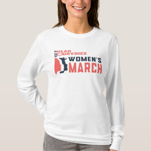 Camiseta Levante a Roupa e a arte da Marcha das Mulheres