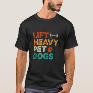 Camiseta Levante Cachorros Pesados Treino de Academia Amant