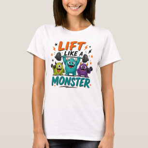 Camiseta Levante Como um Monstro Funny Halloween Levantamen