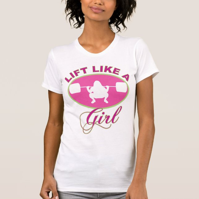 Camiseta Levante como uma menina (Frente)