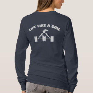 Camiseta Levante como uma menina - branco