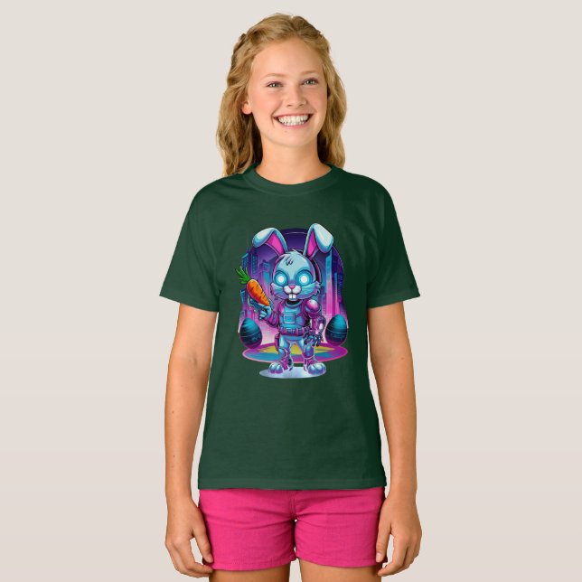 Camiseta Levante de Bunny Cyber (Frente Completa)