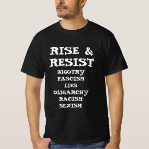 Camiseta Levante e resista   Anti Donald Trump