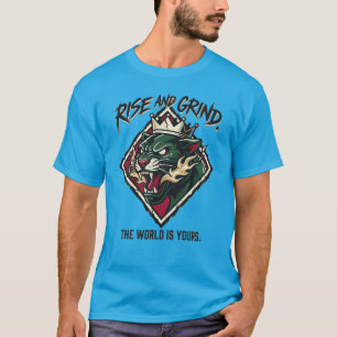 Camiseta Levante e Trabalhe Pantera Rei Nunca Durma Domine