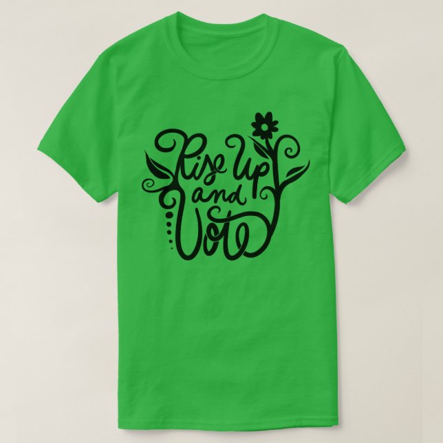 Camiseta Levante e VOTE (Frente do Design)