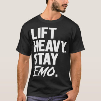 Camiseta Levante O Giro Emo E O Levantamento De Peso Da Mal