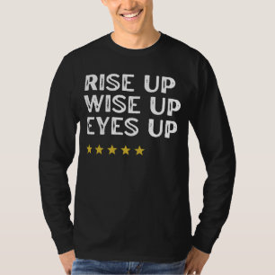 Camiseta levante os olhos sábios para cima alexander