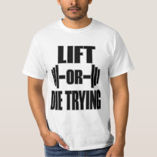 CAMISETA LEVANTE OU MORRA TENTANDO
