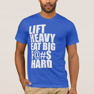 Camiseta Levante Pesado, Coma Grande