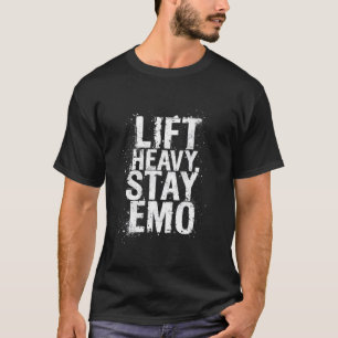 Camiseta LEVANTE PESADO. CONTINUESE Emo Fitness Emo