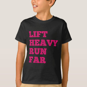 Camiseta Levante Pesado Corra Longe Esporte Híbrido Fitness