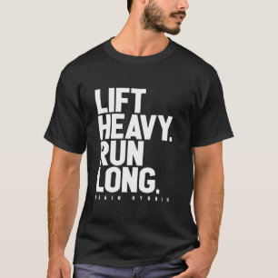 Camiseta Levante Pesado Corra Longo Treinamento de Atleta H