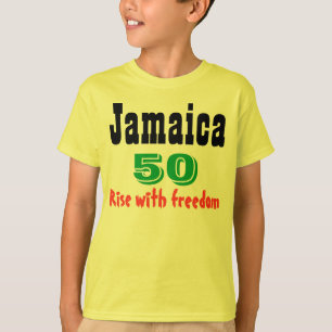 Camiseta levante-se com as t-shirts jamaica livres